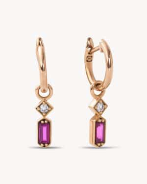 Roman Ruby Earrings