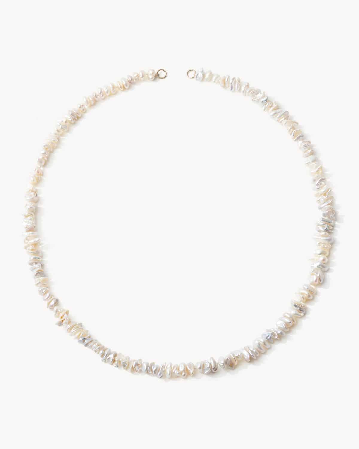 irregular pearl attachment hero mini keshi pearl necklace attachment